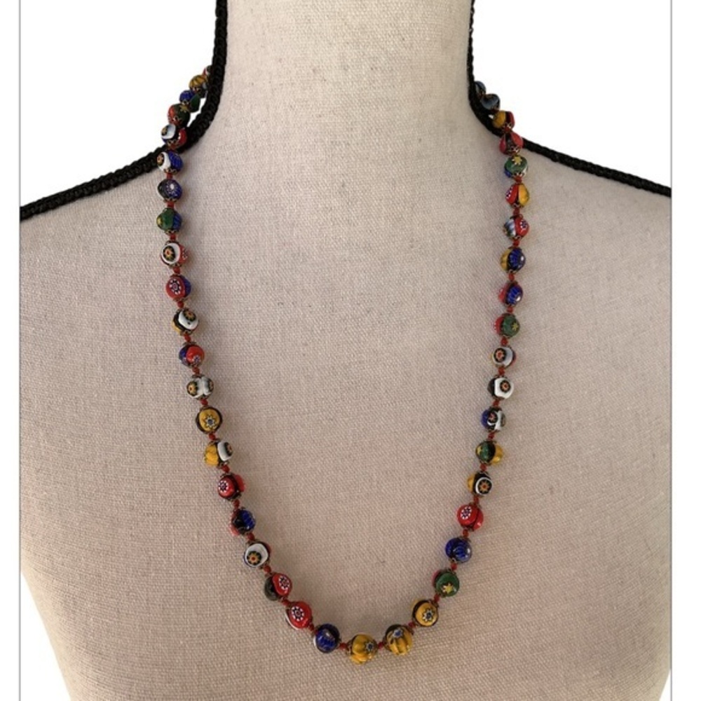 Multicolor 25” Beaded Necklace